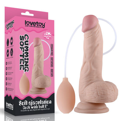 7 Inches Realistic Penis Dildo Squirting Ejaculating Cock With Suction Cup