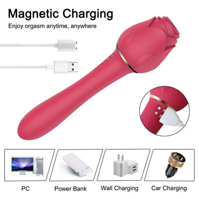 Rose Adult Sex Vibrators Nipple Clit Sucker Vacuum Stimulator For Adult 18