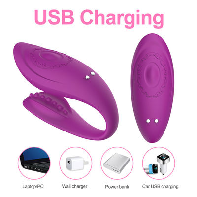 Erotic Wireless Remote Control U Shape Dildo Vibrator G Spot Clitoris Stimulator