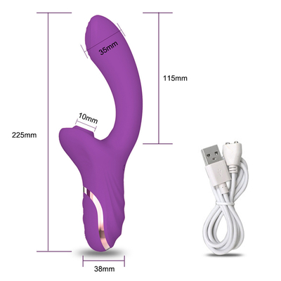 20 Modes Clitoral Sucking Vibrator 3D Female Vacuum Dual Stimulator 50dB